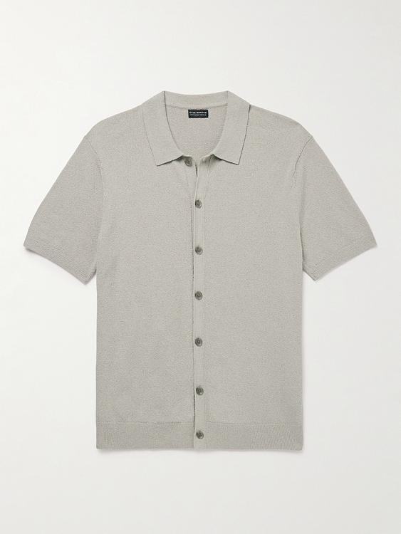Grey short sleeve shirt from Club Monaco