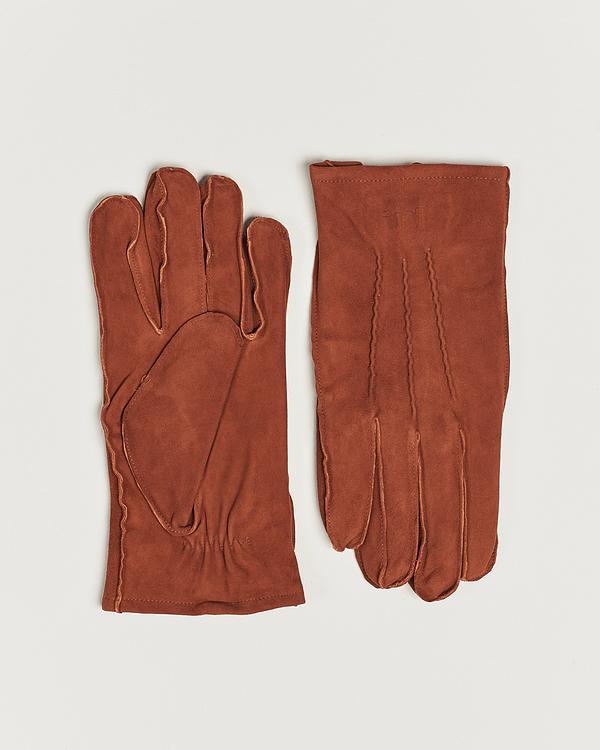 Dark red gloves from Gant