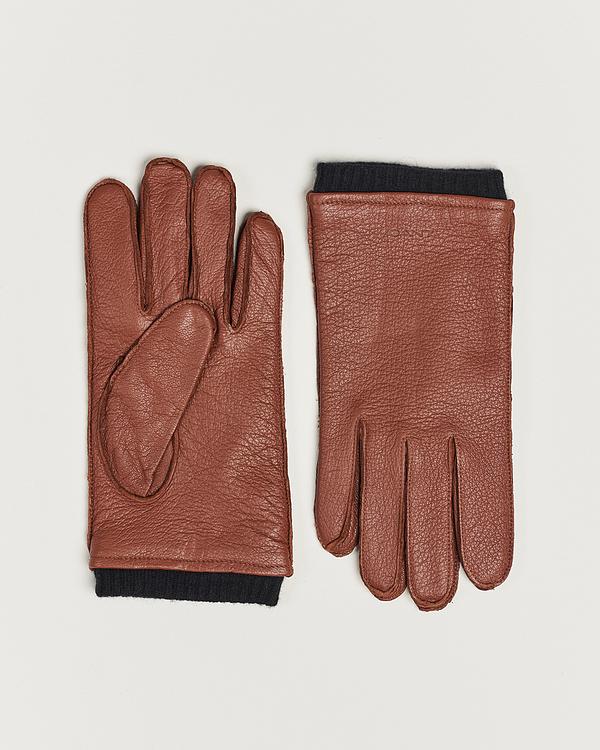 Dark red gloves from Gant