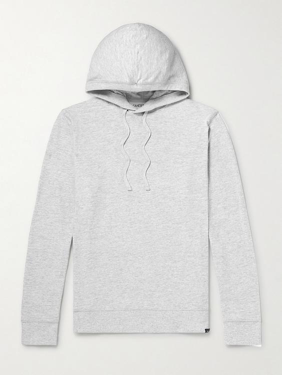 White hooded sweatshirt from Faherty