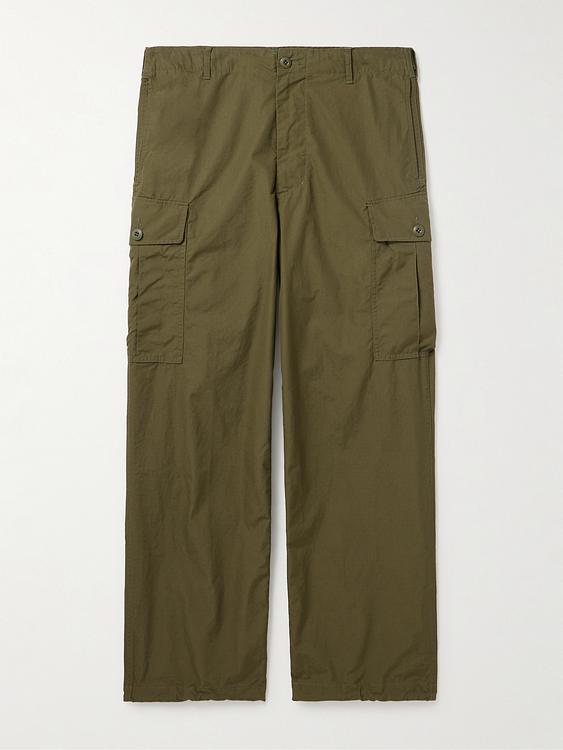 Dark green casual trousers from Beams Plus