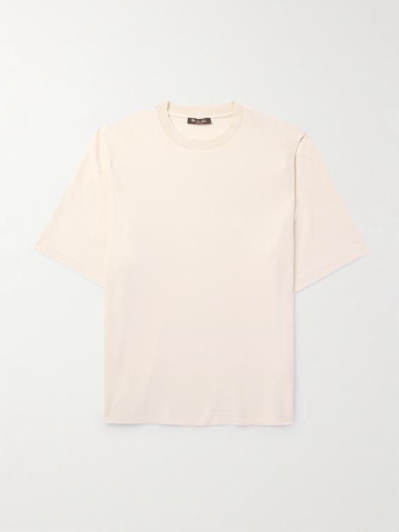 White t-shirt from Loro Piana