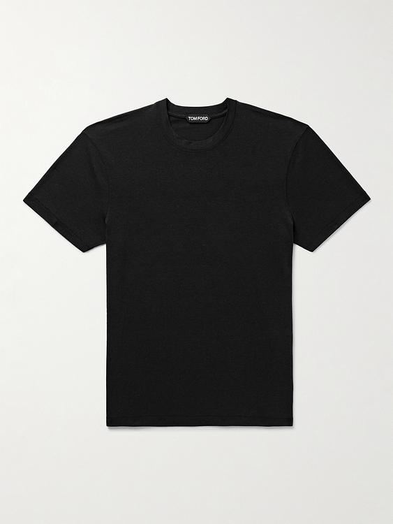 Black t-shirt from Tom Ford