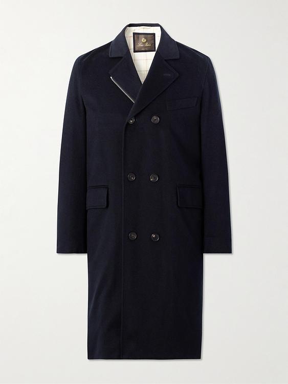 Black coat from Loro Piana