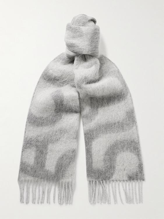Grey scarve from Acne Studios