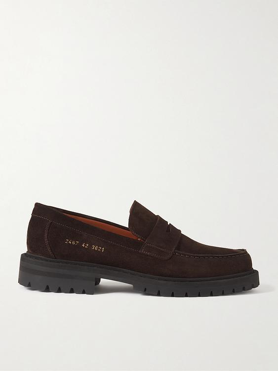 Dark brown loafers from Common Projects