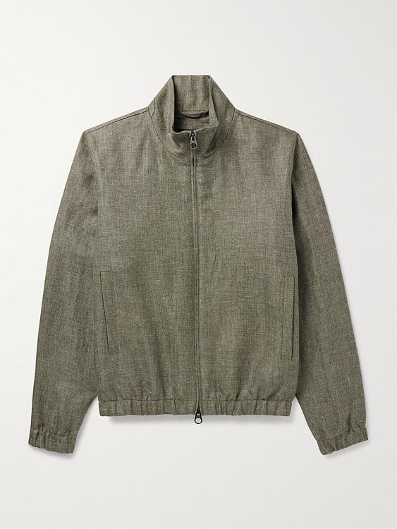 Taupe casual jacket from Loro Piana