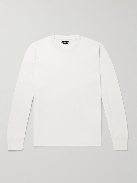 White long sleeve t-shirt from Tom Ford
