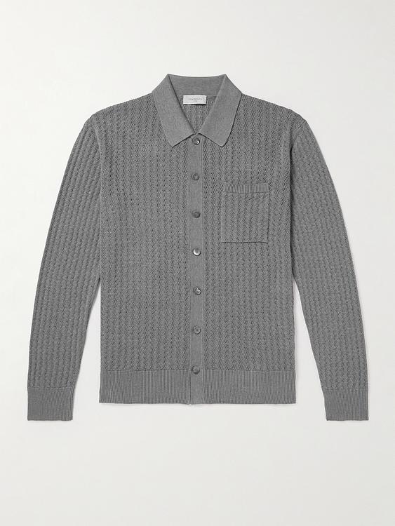 Grey cardigan from Piacenza 1733