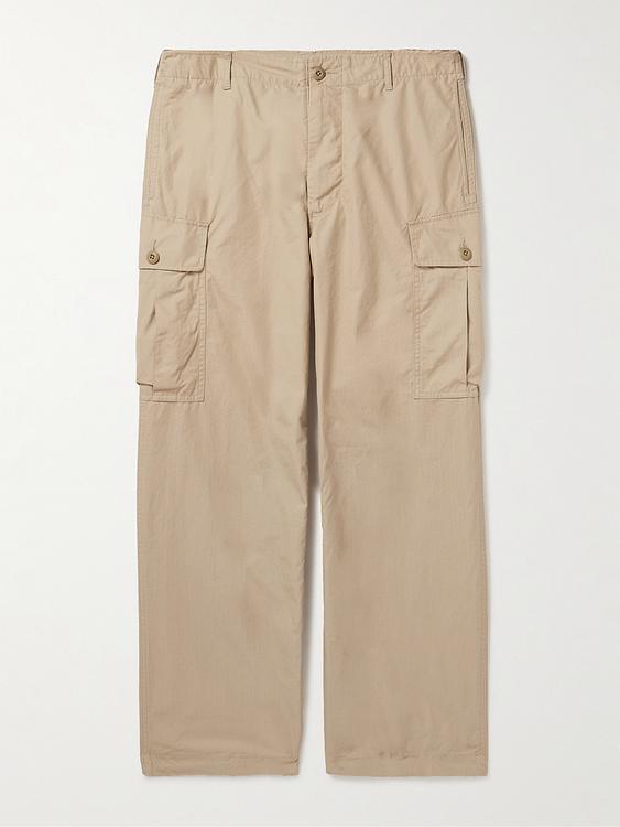 Taupe casual trousers from Beams Plus