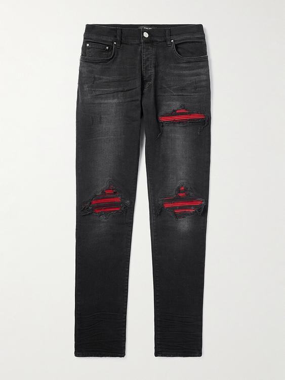 Black distressed jeans from Amiri