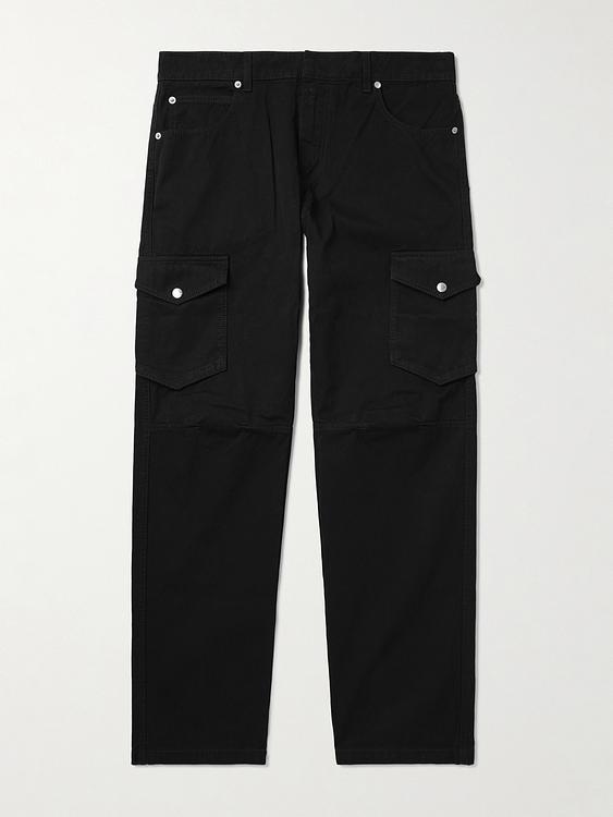 Black cargo trousers from Balmain