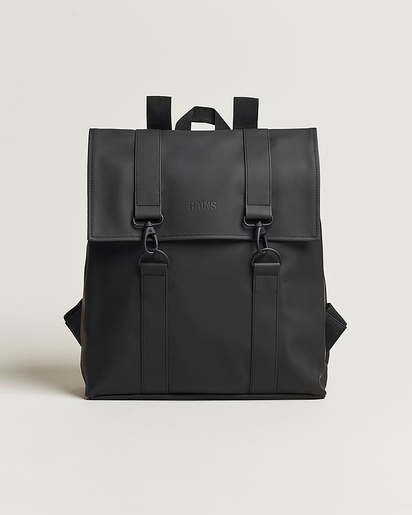 Dark grey backpack from Rains