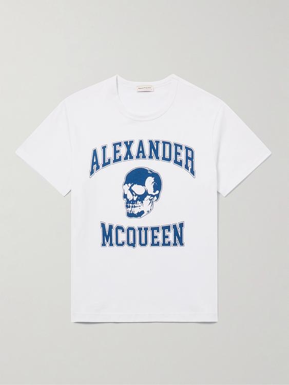 Print white t-shirt from Alexander Mcqueen