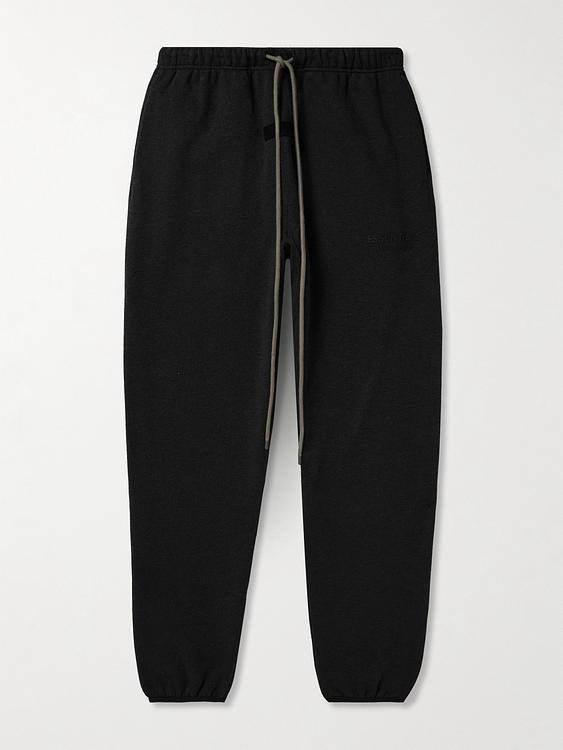 Black sweatpants from Fear Of God Essentials