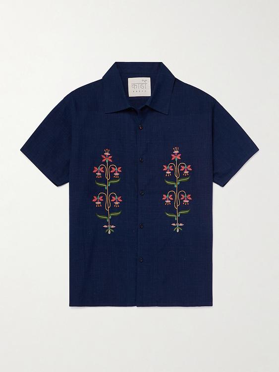 Dark blue short sleeve shirt from Kardo