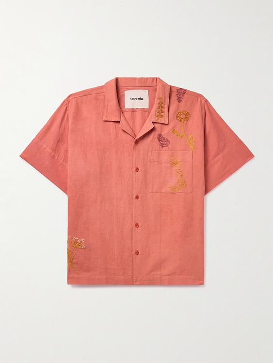 Red short sleeve shirt from Story Mfg.