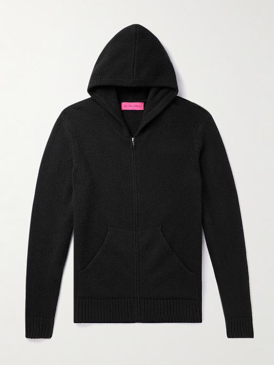 Black hooded sweatshirt from The Elder Statesman