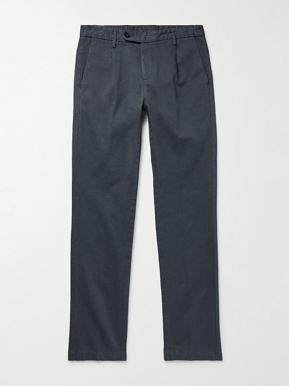 Dark grey chinos from Massimo Alba
