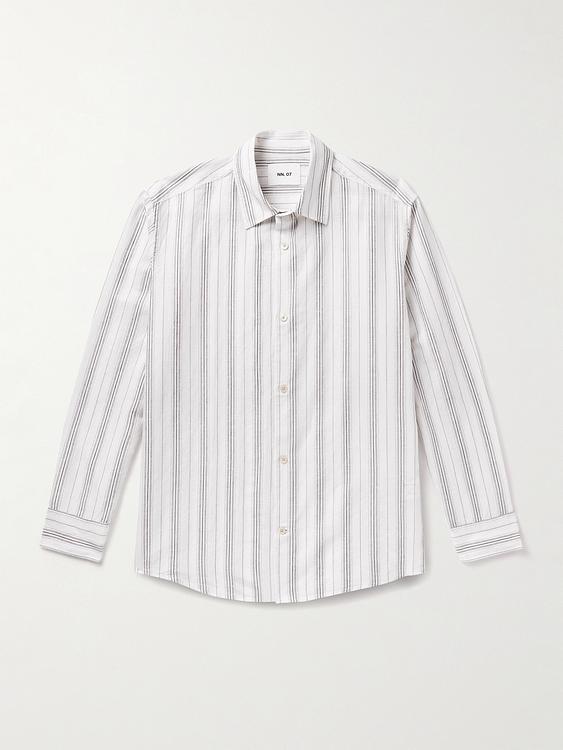Striped white casual shirt from NN07