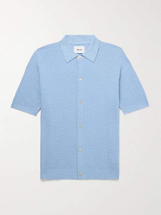 Light blue short sleeve shirt from NN07