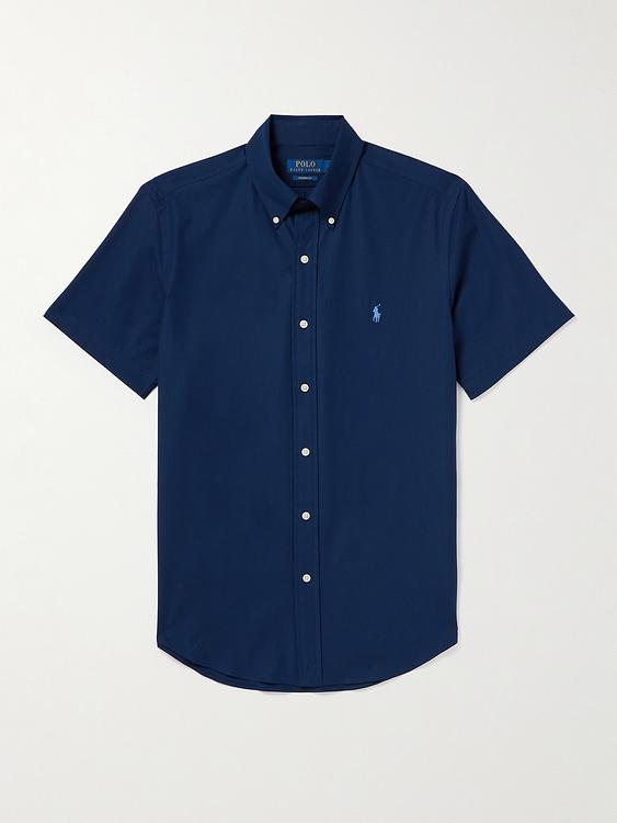 Dark blue short sleeve shirt from Polo Ralph Lauren