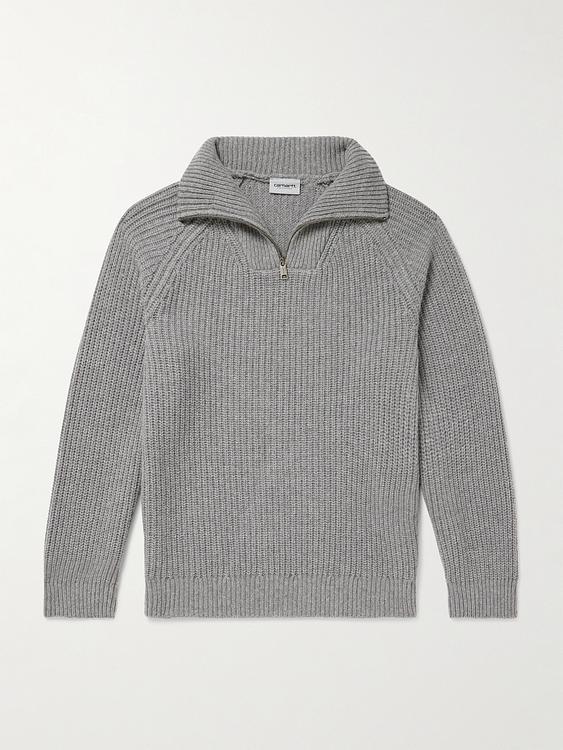 Grey half-zip from Carhartt Wip