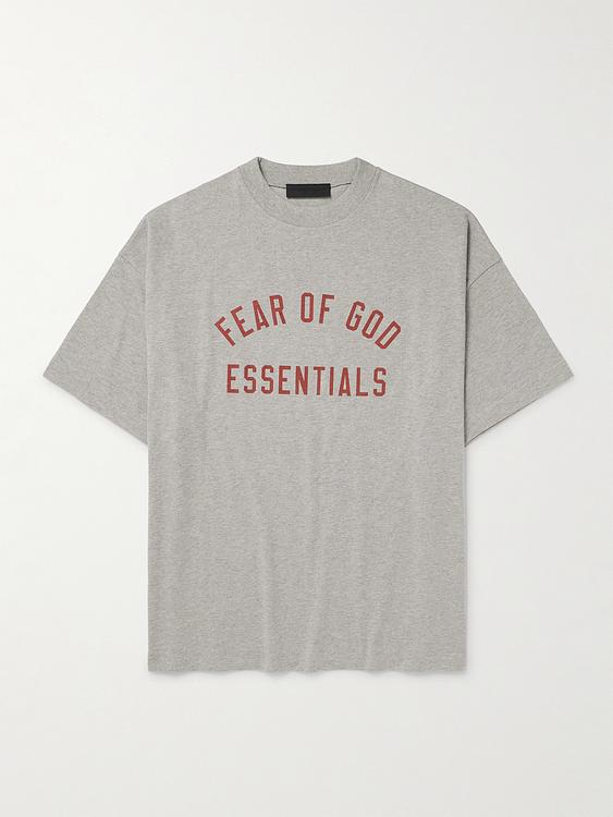 Print grey t-shirt from Fear Of God Essentials