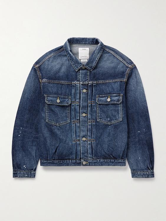 Dark blue denim jacket from Visvim