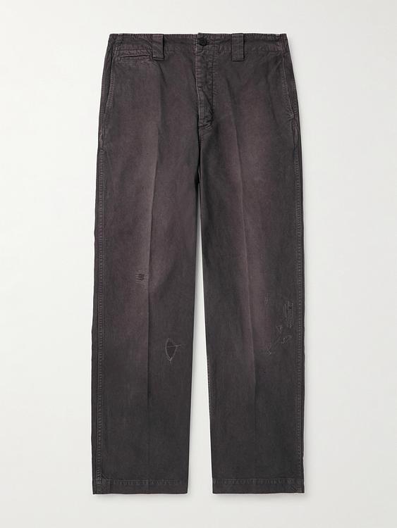 Dark grey casual trousers from Visvim