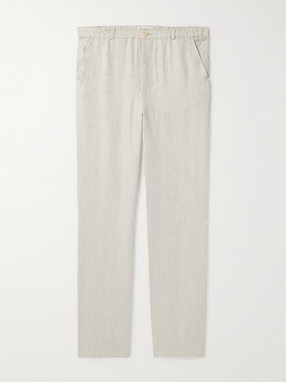 White chinos from Oliver Spencer