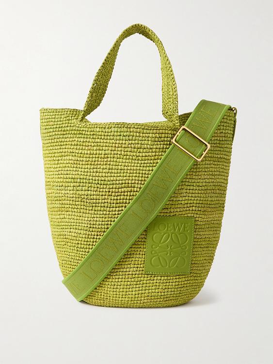 Khaki tote bag from Loewe