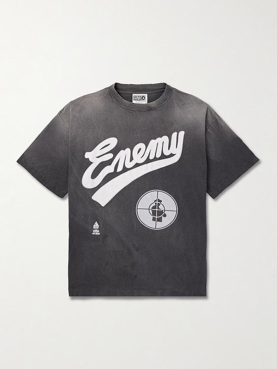 Print dark grey t-shirt from Saint Mxxxxxx