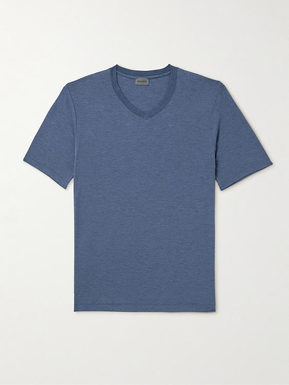 Blue t-shirt from Hanro