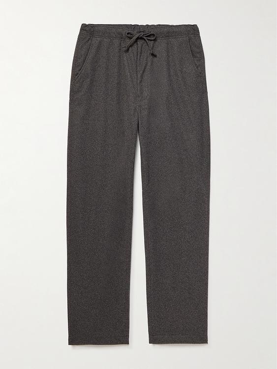 Dark brown drawstring trousers from orSlow