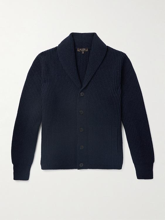 Black cardigan from Loro Piana