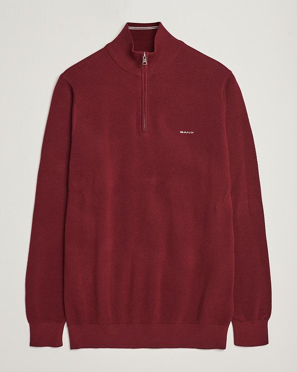 Dark red half-zip from Gant
