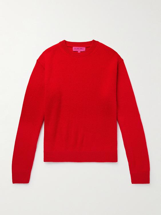 Red sweatshirt from The Elder Statesman
