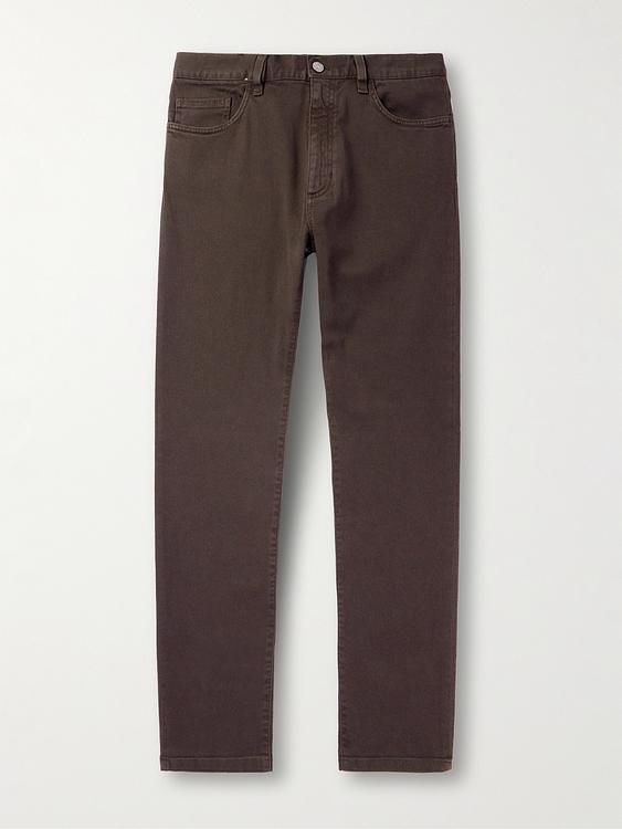 Dark brown chinos from Zegna