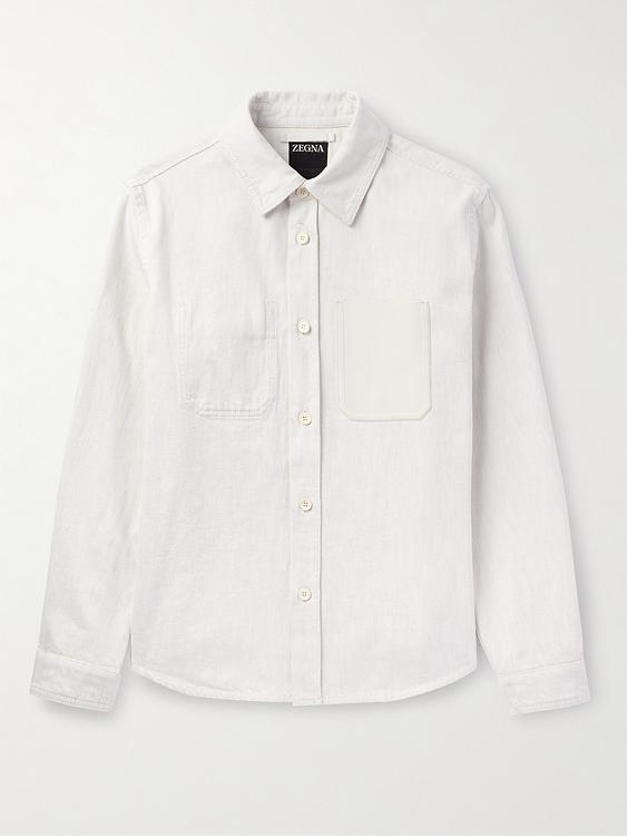 White overshirt from Zegna