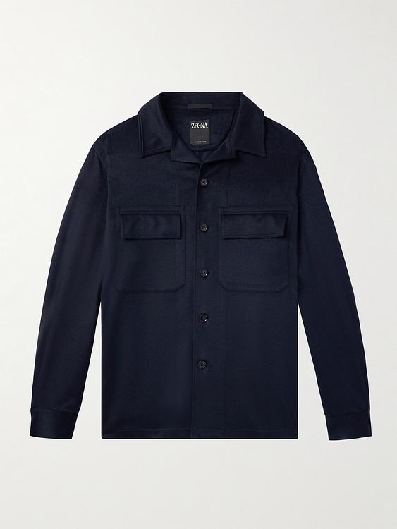 Black overshirt from Zegna