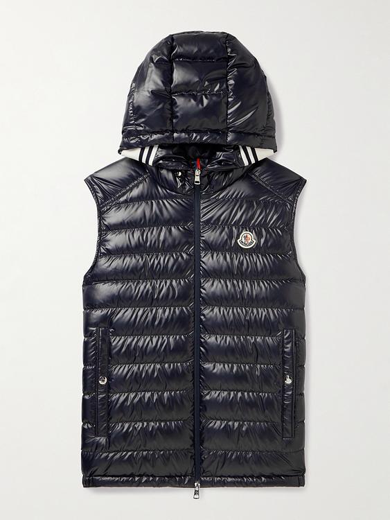 Black vest from Moncler