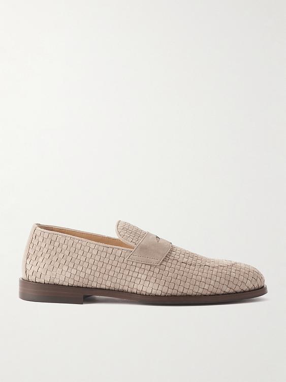 Beige loafers from Brunello Cucinelli