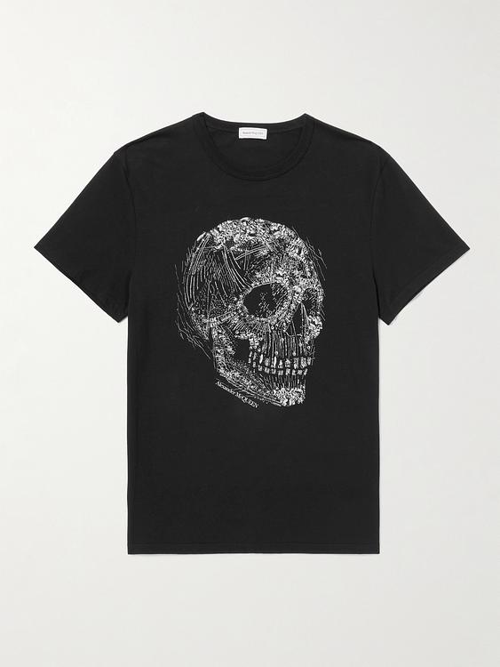 Print black t-shirt from Alexander Mcqueen