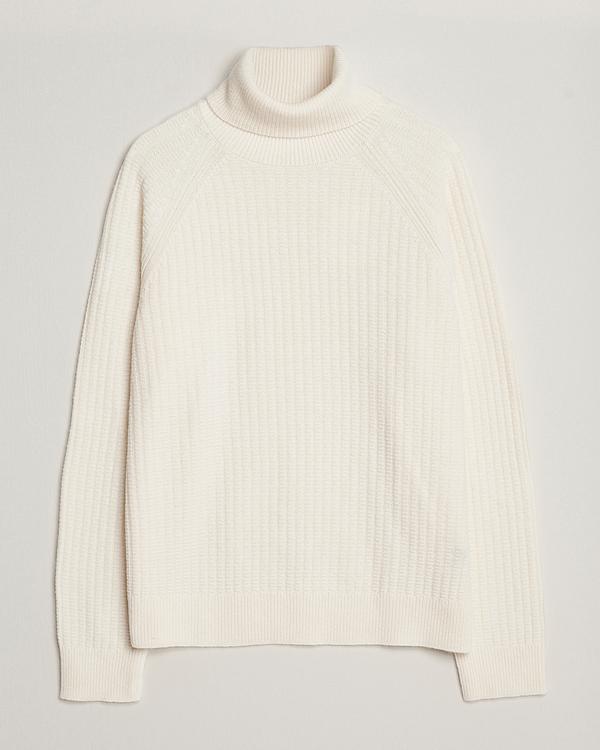 White turtleneck from Gant