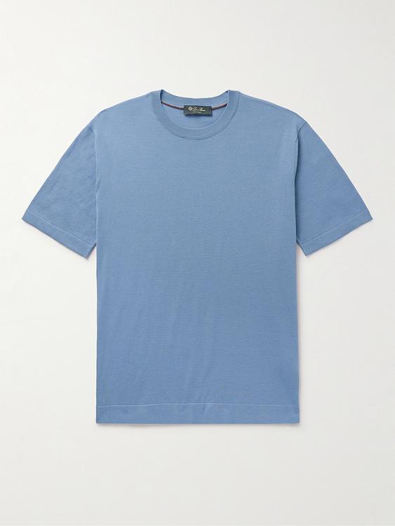 Blue t-shirt from Loro Piana