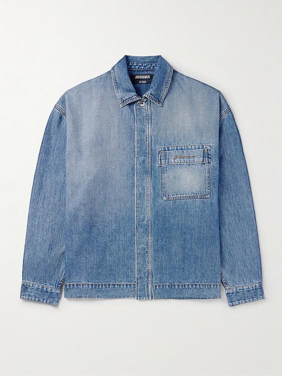 Blue denim jacket from Jacquemus