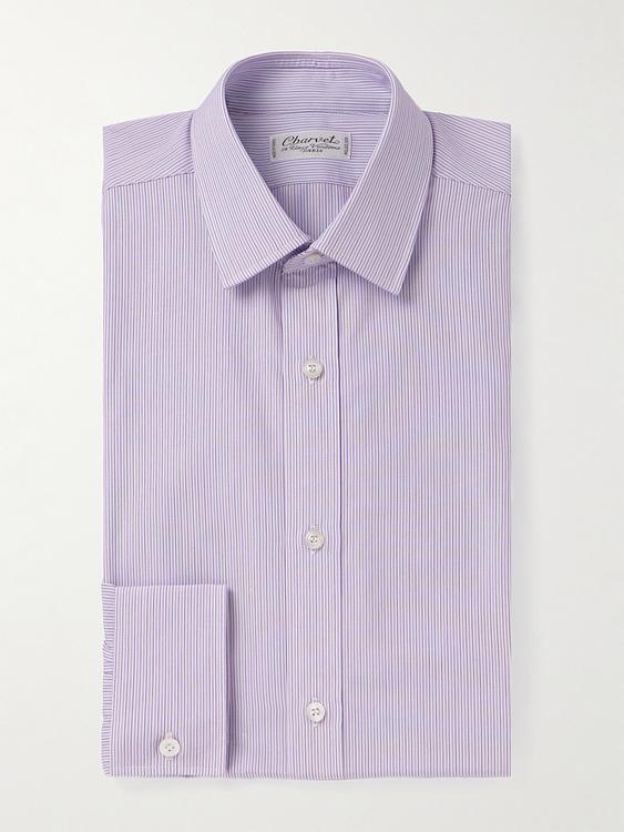 Light purple business shirt from Charvet