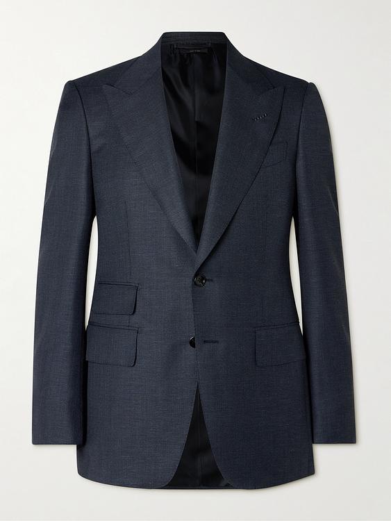 Black suit jacket from Tom Ford