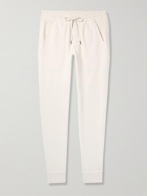 White sweatpants from Tom Ford
